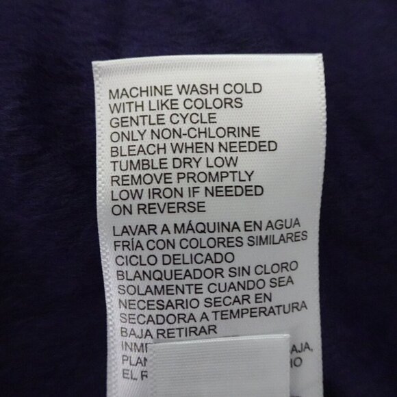 Nautica Fleece Pajama Set Women's Size 2XL Purple 2 Piece Soft Stretch - Picture 11 of 11